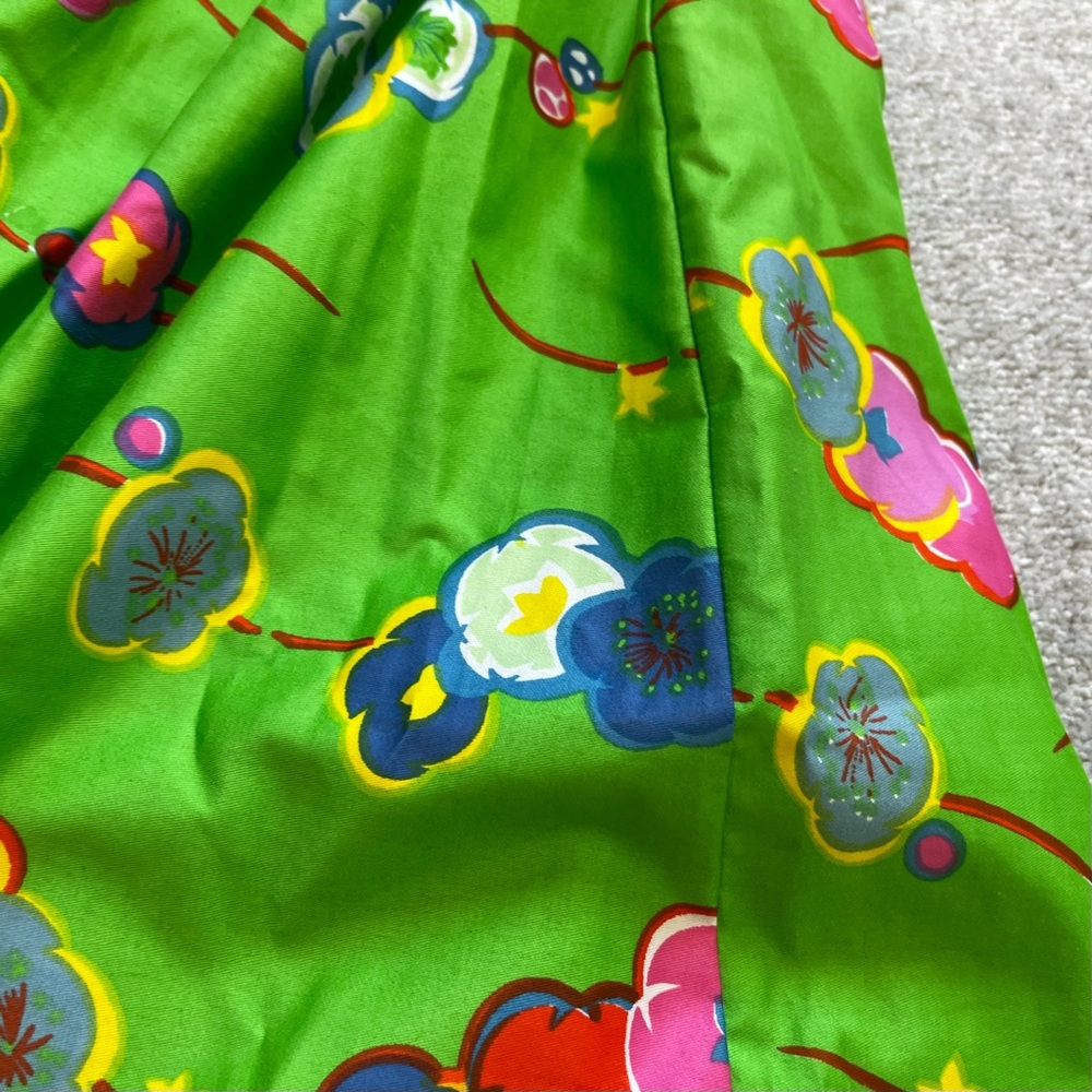 PIKAKE FASHIONS VINTAGE HAWAIIAN MAXI DRESS SIZE LARGE ARTSY ART TO WEAR - Picture 7 of 12